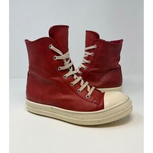 Rick Owens Ramones High Cardinal Red Size 8 US 41 EU